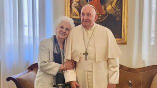 Estela de Carlotto y el Papa Francisco
