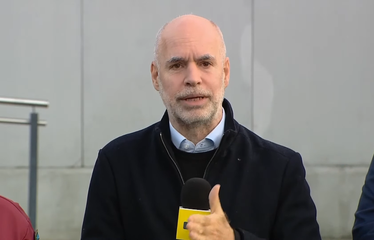El jefe de Gobierno porteño, Horacio Rodríguez Larreta.