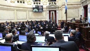 Con el voto de Victoria Villarruel, el Senado aprobó el proyecto de Ley Bases
