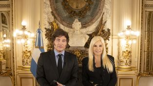 Javier Milei y Susana Giménez