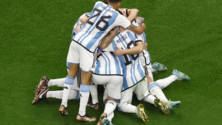 La Selección Argentina, en la final del Mundial Qatar 2022 ante Francia