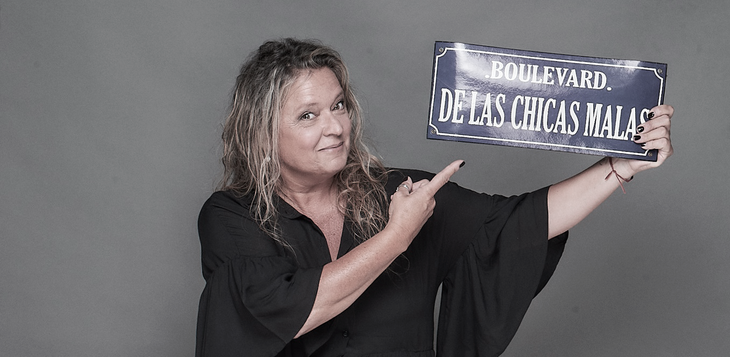 Mariana Moyano en la producción de fotos de Las Malas&nbsp;