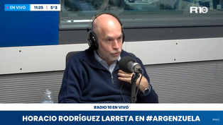 Horacio Rodríguez Larreta en Radio 10.