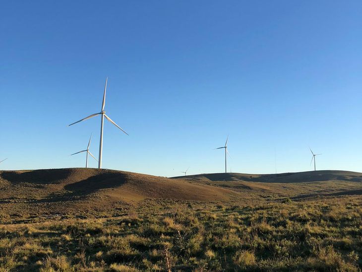 Parque eólico Valentines de UTE.