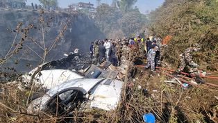 Accidente aéreo en Nepal.