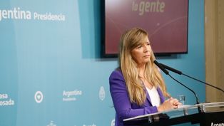 La portavoz de la Presidencia, Gabriela Cerruti.