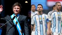 Milei anuncio un feriado para celebrar a la Selección pero quedó en offside