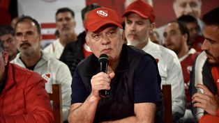 El intendente de Lanús y presidente interino de Independiente, Néstor Grindetti.