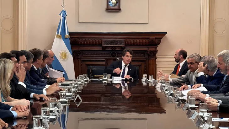 Los gobernadores se reunieron con Francos y Posse en Casa Rosada