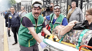 Beatriz Blanco, la hija de la jubilada golpeada por un policía.