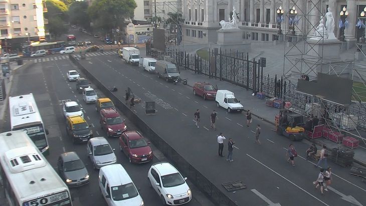 Calles y servicios afectados por la apertura de sesiones en el Congreso.