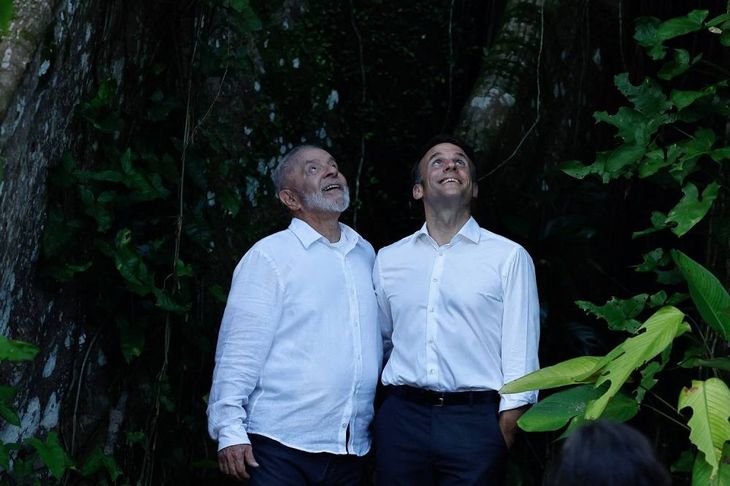 Lula da Silva y Emmanuel Macron