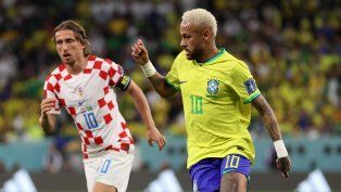 Brasil y Croacia en el Mundial Qatar 2022.