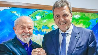Sergio Massa se reunió con Lula en Brasil.