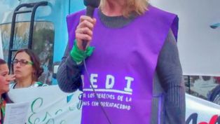 ana maria dones apunto contra milei: el gobierno hace caza de brujas con los discapacitados