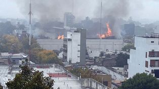 Nueve años después, nuevo incendio en un depósito de Iron Mountain
