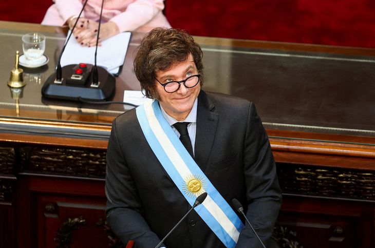 Javier Milei, presidente de Argentina.