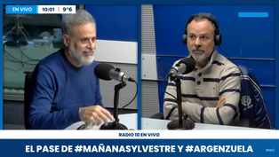 Gustavo Sylvestre y Jorge Rial en las mañanas de Radio 10.