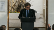 Javier Milei en San Juan.