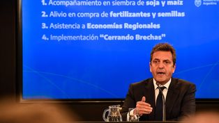 El ministro de Economía, Sergio Massa.