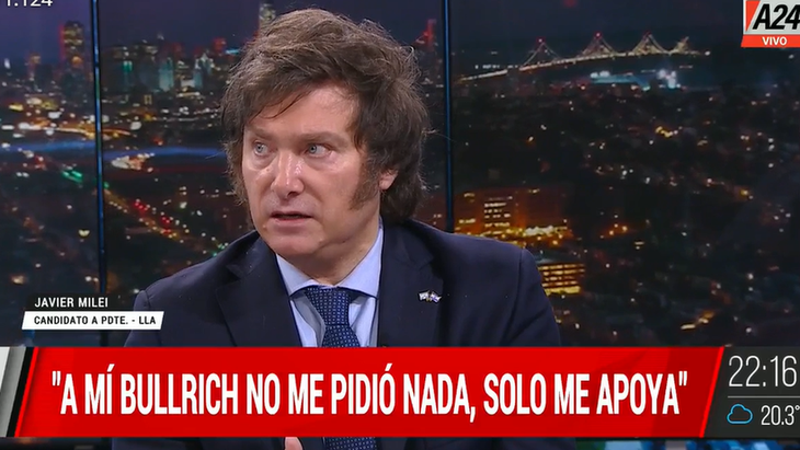 Jorge Rial analizó el episodio que protagonizó Javier Milei en A24