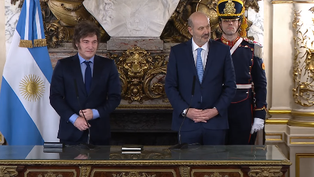 Federico Sturzenegger con Javier Milei