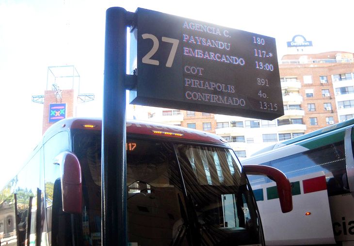 Los ómnibus interdepartamentales de Uruguay ya se recuperan a niveles prepandemia.