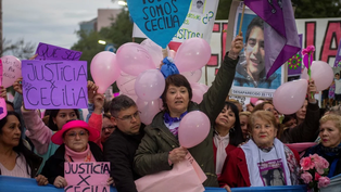 Nueva marcha en Chaco encabezada por la madre de Cecilia