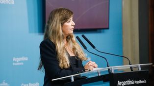La portavoz de Presidencia, Gabriela Cerruti.
