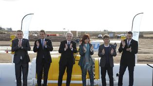 Acto de inauguración del Gasoducto Néstor Kirchner