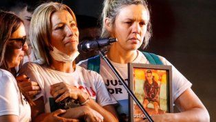 La mamá de Lucas González, Cintia López.