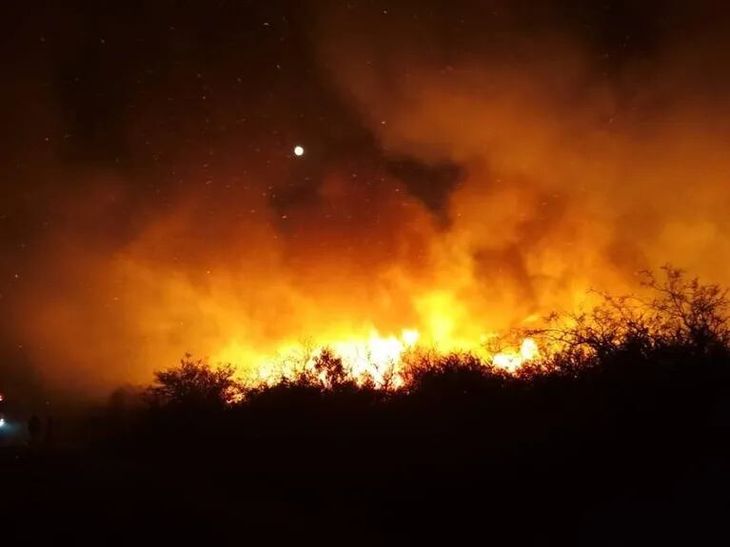 Persisten los incendios en la provincia de Córdoba