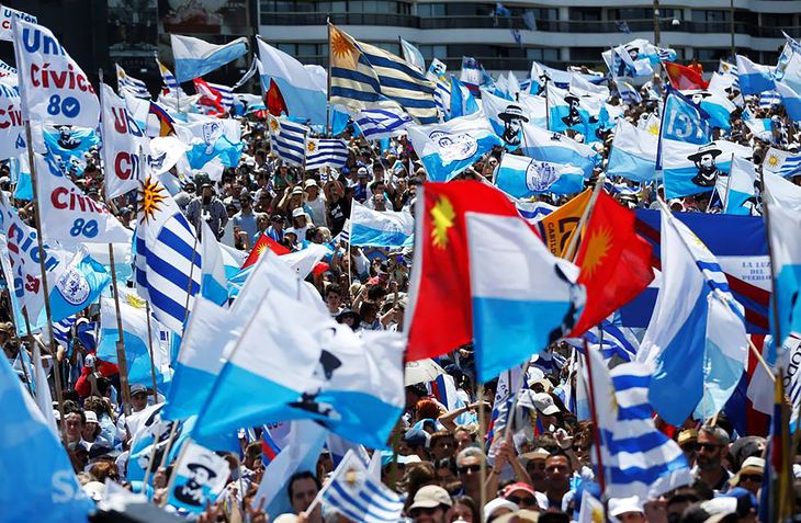 La Coalición le saca ventaja al Frente Amplio, que está en alza en comparación con las cifras de las elecciones de 2019.