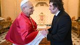 el gobierno confirmo que milei tendra una reunion privada con el papa leon xiv