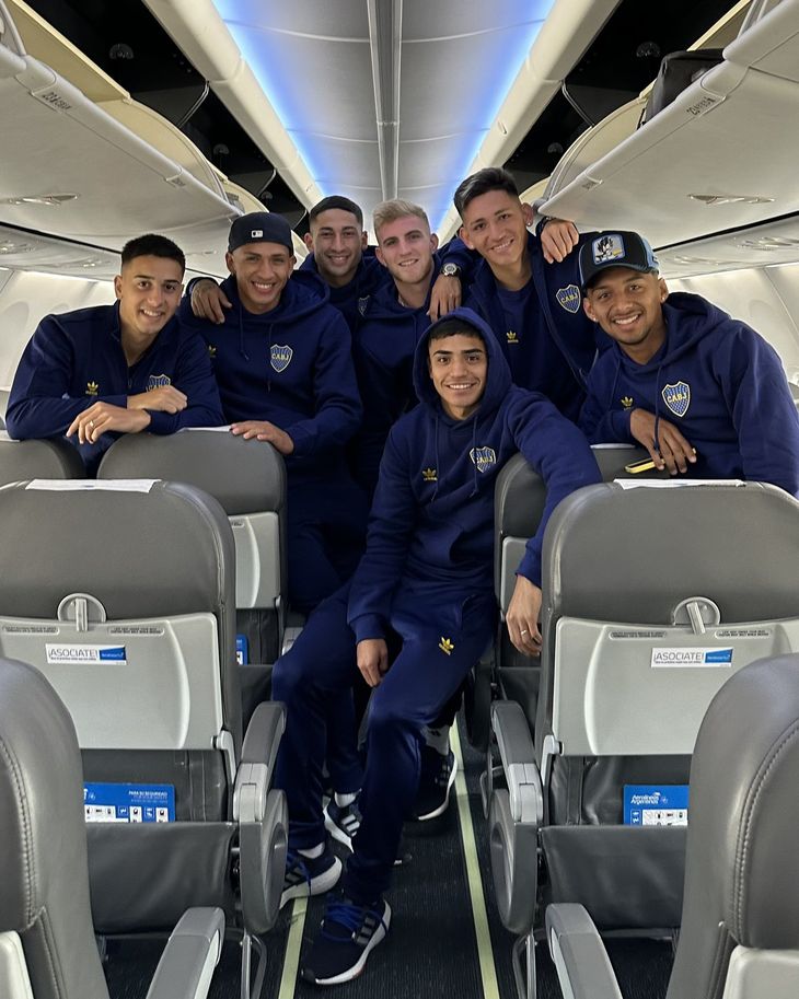 Boca viajó a Venezuela por la Copa Libertadores.