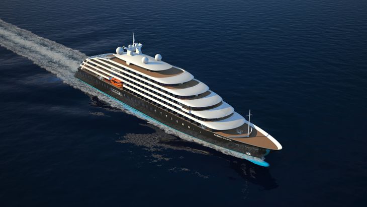 El barco Scenic Eclipse llegará al Uruguay el próximo 3 de diciembre.