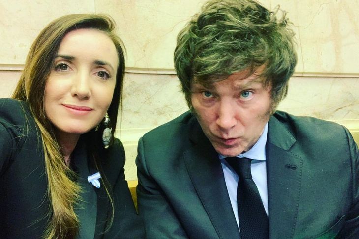 Victoria Villarruel y Javier Milei: tratarán el DNU en el Senado.