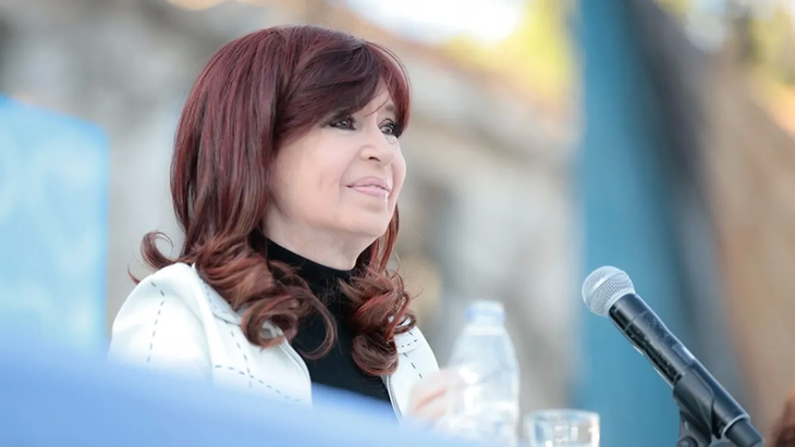 Cristina Kirchner, la vicepresidenta.