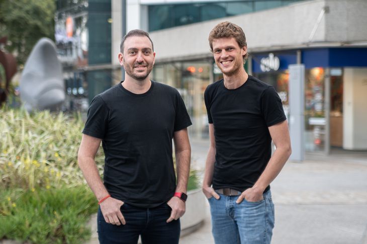 Los confundadores de Brinta: Michel Golffed (CEO) y Rodrigo Sánchez Prandi (COO).