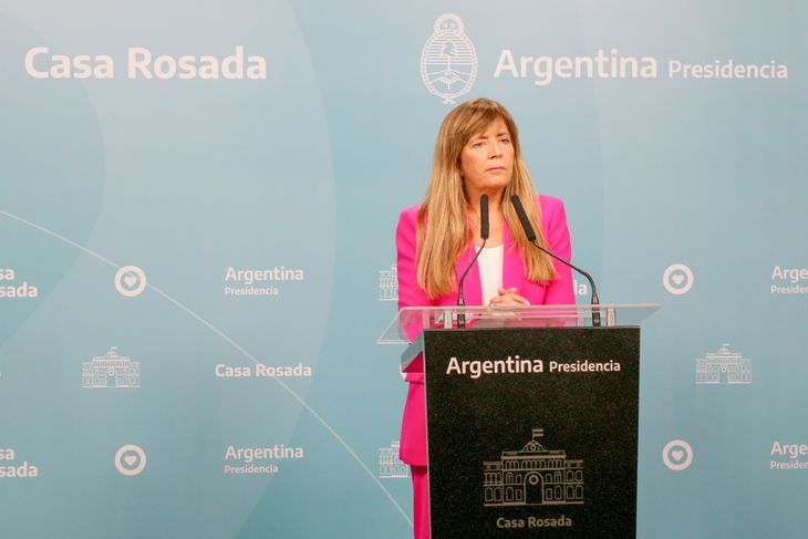 Gabriela Cerruti, la portavoz de Presidencia.