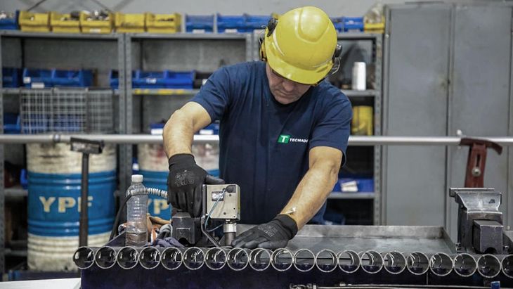 La industria pyme registró una caída. Así lo informó la CAME.