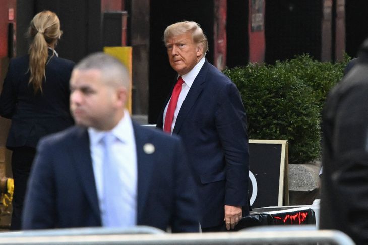 Donald Trump declaró ante la corte de Nueva York