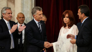 La vicepresidenta Cristina Kirchner, dura con Mauricio Macri