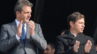 massa y kicillof se mostraron juntos en merlo