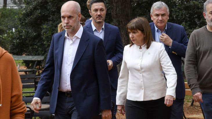 Horacio Rodríguez Larreta y Patricia Bullrich, en una foto dirigida a los votantes de JxC