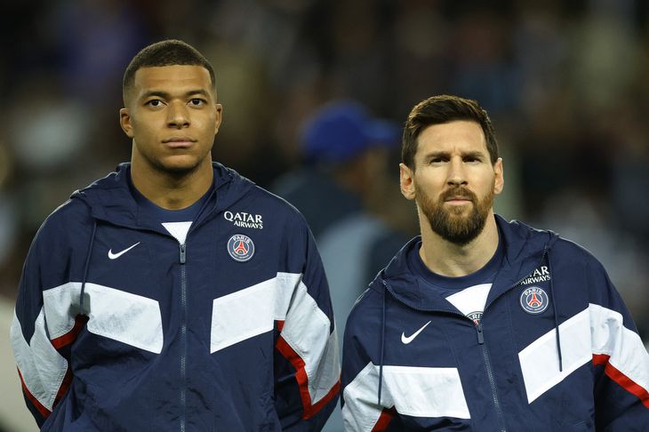 Mbappé y Messi.