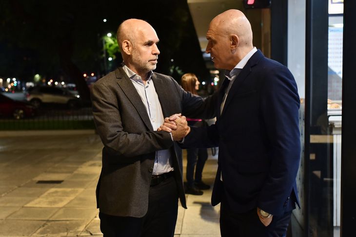 Horacio Rodríguez Larreta le dio la bienvenida a José Luis Espert.