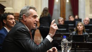 El jefe de Gabinete, Agustín Rossi.