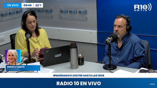 El Gato Sylvestre en las mañanas de Radio 10.