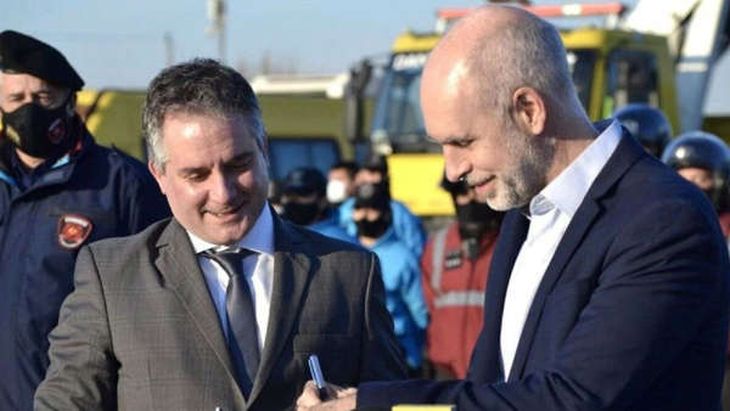 Horacio Rodríguez Larreta y Marcelo DAlessandro.